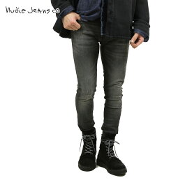 【ポイント10倍 4/24 20:00～4/27 9:59】 ヌーディージーンズ ジーンズ メンズ 正規販売店 Nudie Jeans スキニーリン ジーパン SKINNY LIN DENIM JEANS FAVORITE BLACK 076 113302 1411