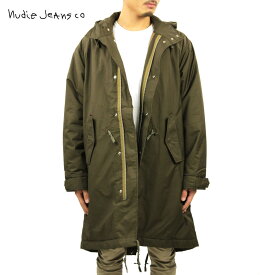 ヌーディージーンズ アウター メンズ 正規販売店 Nudie Jeans モッズコート KAJJAN WAXED PARKA JACKET OLIVE G03 160690