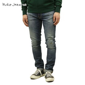 ヌーディージーンズ リーンディーン メンズ 正規販売店 Nudie Jeans ボトムス デニムパンツ ジーパン LEAN DEAN DENIM JEANS REPAIRS 1131240