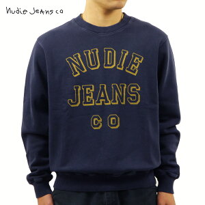 k[fB[W[Y XEFbg Y K̔X Nudie Jeans  vI[o[ N[lbN g[i[ S vg LASSE CREW FLEECE 150487 B25 NAVY