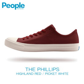 ピープルフットウェア People Footwear 正規販売店 メンズ 靴 シューズ THE PHILLIPS NC01-026 HIGHLAND RED / PICKET WHITE D15S25