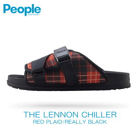 ピープルフットウェア People Footwear 正規販売店 靴 サンダル THE LENNON CHILLER NC04V3-021 RED PLAID/REALLY BLACK