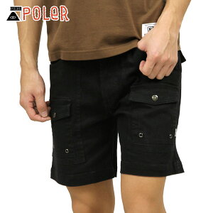 �|�[���[ �V���[�g�p���c �����Y ���K�̔��X POLER �{�g���X CAMP SHORT 211APM4001 BLACK