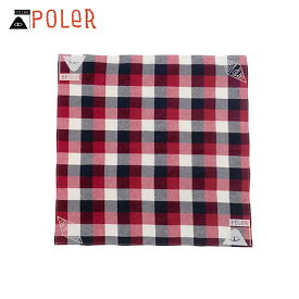 ポーラー POLER 正規販売店 バンダナ スカーフ BANDANAS 636022-RED RED D00S20