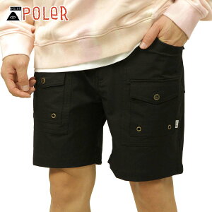 �|�[���[ �V���[�g�p���c �����Y ���K�̔��X POLER �n�[�t�p���c CAMP SHORT 211APM4001 BLACK