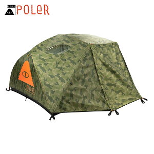 �|�[���[ �e���g ���K�̔��X POLER �A�E�g�h�A ��l�p�e���g 2 MAN PERSON TENT 221EQU5201 FURRY CAMO