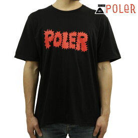 ポーラー メンズ 半袖Tシャツ 正規販売店 POLER クルーネック URCHIN CREW TEE APM2008 BLACK