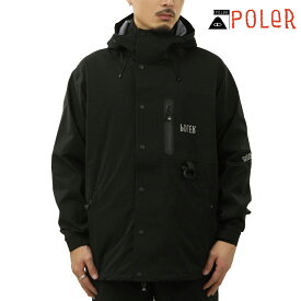 ポーラー メンズ ジャケット 正規販売店 POLER アウター 3.0L STORM PROOF SHELL JACKET 233MCV0001-BLK BLACK