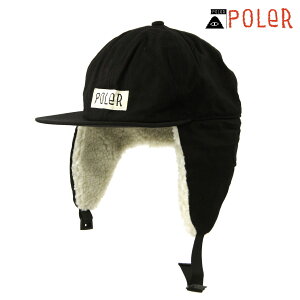 �|�[���[ �����Y ���f�B�[�X �L���b�v ���K�̔��X POLER �X�q �t���b�v�L���b�v COTTON BOA FLAP CAP 253MCV0081-BLK BLACK �N���X�}�X �v���[���g ���b�s���O