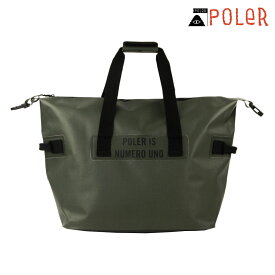 ポーラー メンズ レディース トートバッグ 正規販売店 POLER 鞄 HIGH＆DRY TPU TOTE 233MCV0124-OLV OLIVE