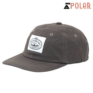 �|�[���[ �����Y ���f�B�[�X �L���b�v ���K�̔��X POLER �X�q �R�b�g�� �h���[�R�[�h COTTON DRAW CODE CAP D 243MCV0104-GRY GRAY