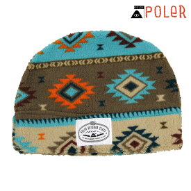 ポーラー メンズ レディース ニットキャップ 正規販売店 POLER ニット帽 ビーニー BOA FLEECE BEANIE 253MCV0105-TQS TURQUOISE