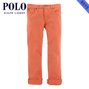 �|�� �����t���[���� �L�b�Y �W�[���Y �{�[�C�Y �q���� ���K�i POLO RALPH LAUREN CHILDREN �W�[�p�� Skinny-Fit Colored Jean #30818176 D20S30 �o�����^�C�� �v���[���g ���b�s���O