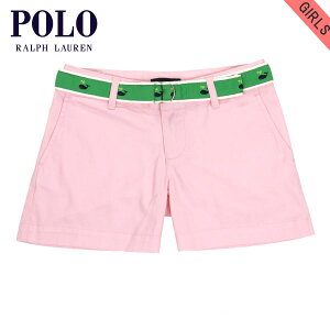 �|�� �����t���[���� �L�b�Y �V���[�g�p���c �K�[���Y �q���� ���K�i POLO RALPH LAUREN CHILDREN �{�g���X Chino Short #18123076 �x���g�t�� PINK D20S30 �o�����^�C�� �v���[���g ���b�s���O