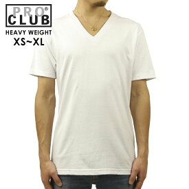 プロクラブ Tシャツ メンズ 正規品 PROCLUB 半袖Tシャツ VネックTシャツ HEAVY WEIGHT V-NECK T-SHIRT WHITE #105 大きいサイズ
