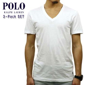 ポロ ラルフローレン Tシャツ 正規品 POLO RALPH LAUREN 半袖Tシャツ VネックTシャツ シャツ アンダーシャツ 3 PACK P3 CLASSIF FIT V-NECKS T-SHIRT NCVNP3 WHD 3 WHITE/CRUISE NAVY PP