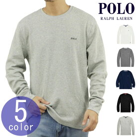 ポロ ラルフローレン メンズ 長袖Tシャツ 正規品 POLO RALPH LAUREN サーマルTシャツ ワッフル生地 ロンT FOLDED WAFFLE LONG SLEEVE CREE TEE T-SHIRT PWLC2