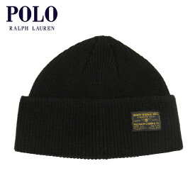 【ポイント10倍 4/24 20:00～4/27 9:59】 ポロ ラルフローレン 帽子 メンズ レディース 正規品 POLO RALPH LAUREN ビーニー ニットキャップ VINTAGE NAVAL WATCH CAP PC0663 001 POLO BLACK