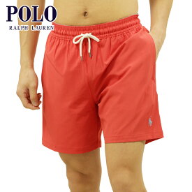 【ポイント10倍 4/24 20:00～4/27 9:59】 ポロ ラルフローレン 水着 メンズ 正規品 POLO RALPH LAUREN スイムパンツ TRAVELER SWIM SHORT - SOLID W221SC01 710829851024 STARBOARD RED