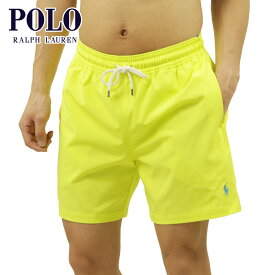 【ポイント10倍 4/24 20:00～4/27 9:59】 ポロ ラルフローレン 水着 メンズ 正規品 POLO RALPH LAUREN スイムパンツ TRAVELER SWIM SHORT - SOLID W221SC01 710829851027 NEON YELLOW