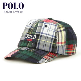 【ポイント10倍 5/23 20:00～5/27 1:59】 ポロ ラルフローレン 帽子 メンズ レディース 正規品 POLO RALPH LAUREN キャップ ベースボールキャップ パッチワーク柄 CHINO SPORT CAP - PATCHWORK MADRAS H221ST03 710862090001 PATCHWORK MADRAS