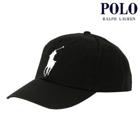【ポイント10倍 12/13 10:00〜12/15 23:59】 ポロ ラルフローレン メンズ レディース キャップ 正規品 POLO RALPH LAUREN 帽子 ロゴ ポニー CLASSIC SPORTS BIG PONY CAP BLACK 710673584