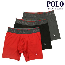 【ポイント10倍 11/4 20:00〜11/11 1:59】 ポロ ラルフローレン メンズ ボクサーパンツ 正規品 POLO RALPH LAUREN 下着 アンダーウェア 3枚組 3 PACK 4D FLEX PERFORMANCE AIR BOXER BRIEF PANTS L5BBP3 RP02 RL2000 RED/POLO BLACK/CHARCOAL GREY