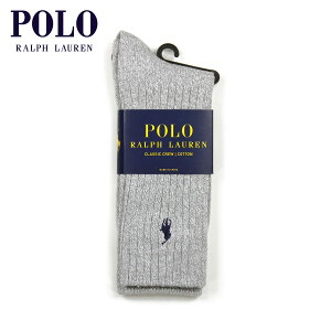 �y�|�C���g10�{ 9/4 20:00�`9/11 1:59�z �|�� �����t���[���� POLO RALPH LAUREN ���K�i �\�b�N�X COTTON RIB CREW SINGLE SOCKS 8205B LTGYH 056 - LIGHT GREY HEATHER