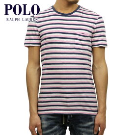 ポロ ラルフローレン Tシャツ 正規品 POLO RALPH LAUREN 半袖Tシャツ Ringer Striped T-Shirt PINK D20S30