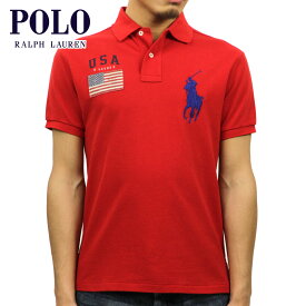 50%OFFセール 【販売期間 6/4 20:00～6/11 1:59】 ポロ ラルフローレン ポロシャツ メンズ 正規品 POLO RALPH LAUREN 半袖ポロシャツ USA FLAG BIG PONY POLO D00S20