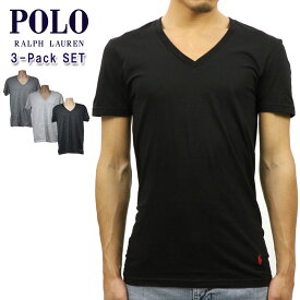 ポロ ラルフローレン Tシャツ 正規品 POLO RALPH LAUREN 半袖Tシャツ VネックTシャツ シャツ アンダーシャツ 3 PACK P3 CLASSIF FIT V-NECKS T-SHIRT NCVNP3 9OD ANDOVER HEATHER/MADISON HEATHER/POLO BLACK