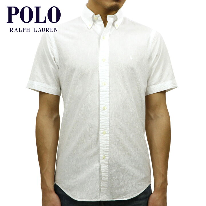 楽天市場 ポロ ラルフローレン シャツ メンズ 正規品 Polo Ralph Lauren 半袖シャツ Seersucker Short Sleeve Shirt D00s ブランド品セレクトショップ Mixon