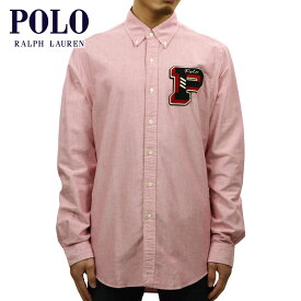 ポロ ラルフローレン シャツ メンズ 正規品 POLO RALPH LAUREN 長袖シャツ ボタンダウンシャツ PATCH COTTON OXFORD SHIRT