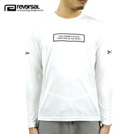 リバーサル ロンT メンズ 正規販売店 REVERSAL rvddw 長袖Tシャツ DSOTM DRY LONG COTTON SLEEVE TEE rv20ss101 WHITE