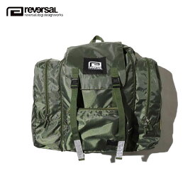 リバーサル バックパック メンズ レディース 正規販売店 REVERSAL リュックサック バッグ rvddw SUMMER SCHOOL RUCKSACK rv20ss707 OLIVE 父の日 プレゼント ラッピング