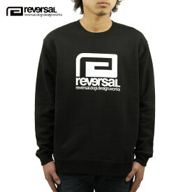 リバーサル スウェット メンズ 正規販売店 REVERSAL rvddw トレーナー BASIC BIG MARK SWEATSHIRT rvbs035 BLACK