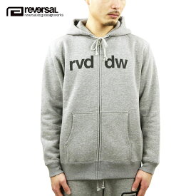 リバーサル パーカー メンズ 正規販売店 REVERSAL ジップアップパーカー BASIC rvddw ZIP UP SWEAT PARKA rvbs037 GREY