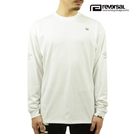 リバーサル ロンT メンズ 正規販売店 REVERSAL rvddw 長袖Tシャツ ビッグシルエット PES MVS BIG SILHOUETTE LONG SLEEVE RV22AW152A WHITE