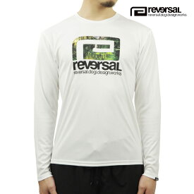 リバーサル メンズ ロンT 正規販売店 REVERSAL ロゴ ドライTシャツ 長袖Tシャツ FOREST LAKE CAMP BIG MARK DRY LONG SLEEVE rv23ss154 WHITE バレンタイン プレゼント ラッピング