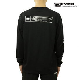 リバーサル メンズ ロンT 正規販売店 REVERSAL ビッグシルエット 長袖Tシャツ PEs MVS BIG SILHOUETTE LONG SLEEVE rv23ss151a BLACK