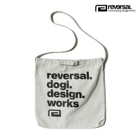 リバーサル メンズ レディース トートバッグ 正規販売店 REVERSAL ショルダーバッグ 鞄 LETTERED SHOULDER TOTE BAG rv23ss711 GRAY