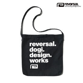 リバーサル メンズ レディース トートバッグ 正規販売店 REVERSAL ショルダーバッグ 鞄 LETTERED SHOULDER TOTE BAG rv23ss711 BLACK