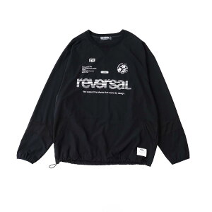 o[T Y sXe K̔X REVERSAL N[lbN hC TVc rvddw 4WAY DRY LONG TEE  rv25aw102-BK BLACK