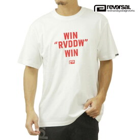 リバーサル メンズ 半袖Tシャツ 正規販売店 REVERSAL クルーネック コットン WRW COTTON TEE 白 rv25aw004-WH WHITE
