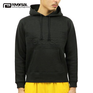 ���o�[�T�� �p�[�J�[ �����Y ���K�̔��X REVERSAL rvddw �v���I�[�o�[�p�[�J�[ EMBOSS LOGO SWEAT PARKA rv17aw015 BLACK ���̓� �v���[���g ���b�s���O