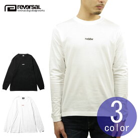 【ポイント10倍 6/22 20:00〜6/27 1:59】 リバーサル ロンT メンズ 正規販売店 REVERSAL rvddw ワンポイントロゴ 長袖Tシャツ SMALL LOGO COTTON LONG SLEEVE TEE rv20ss102