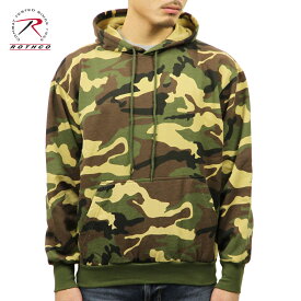 ロスコ パーカー メンズ 正規品 ROTHCO プルオーバーパーカー ROTHCO CAMO PULLOVER HOODED SWEATSHIRT CAMO 6590