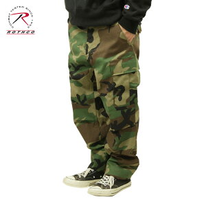XR J[Spc Y Ki ROTHCO {gX ~^[pc ROTHCO RIP-STOP BDU CARGO PANTS WOODLAND CAMO 5947