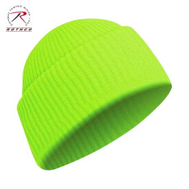 ロスコ ニット帽 メンズ レディース 正規品 ROTHCO ワッチキャップ ビーニー 帽子 ROTHCO ACRYLIC WATCH CAP SAFETY GREEN 5440