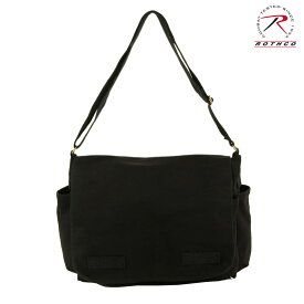 【ポイント10倍 12/13 10:00〜12/15 23:59】 ロスコ メンズ レディース メッセンジャーバッグ 正規品 ROTHCO 鞄 ショルダーバッグ ROTHCO CLASSIC MESSENGER BAG 9118 BLACK
